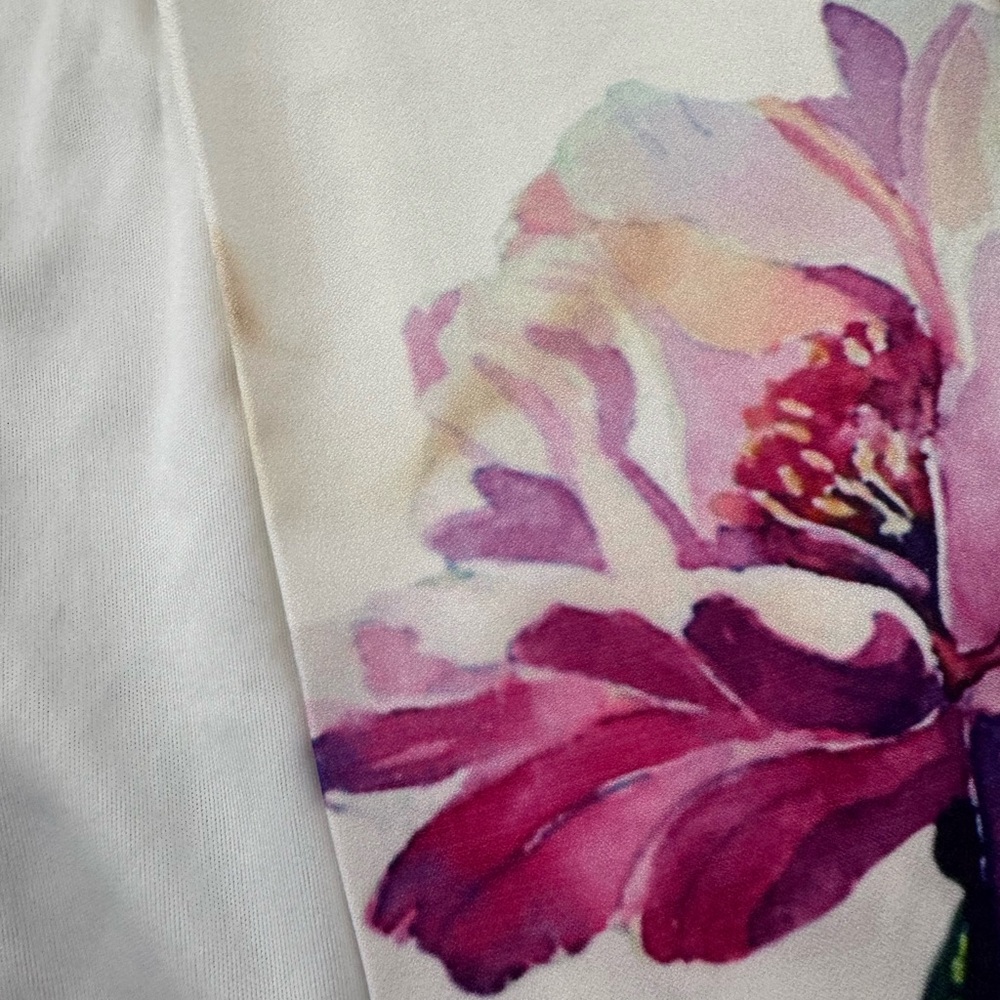 Revolve Toby Heart Ginger Enchanted Maxi Dress White Floral Open Back Size 8 - Picture 3 of 16